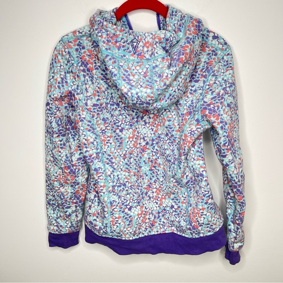 Ivivva By Lululemon Long Sleeve Hooded Zippy Sweatshirt Girls Size 12 - Picture 5 of 6